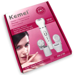 Kemei 5 In 1 Beauty Tools Kit | مجموعة أدوات التجميل 5 في 1