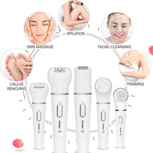 Kemei 5 In 1 Beauty Tools Kit | مجموعة أدوات التجميل 5 في 1