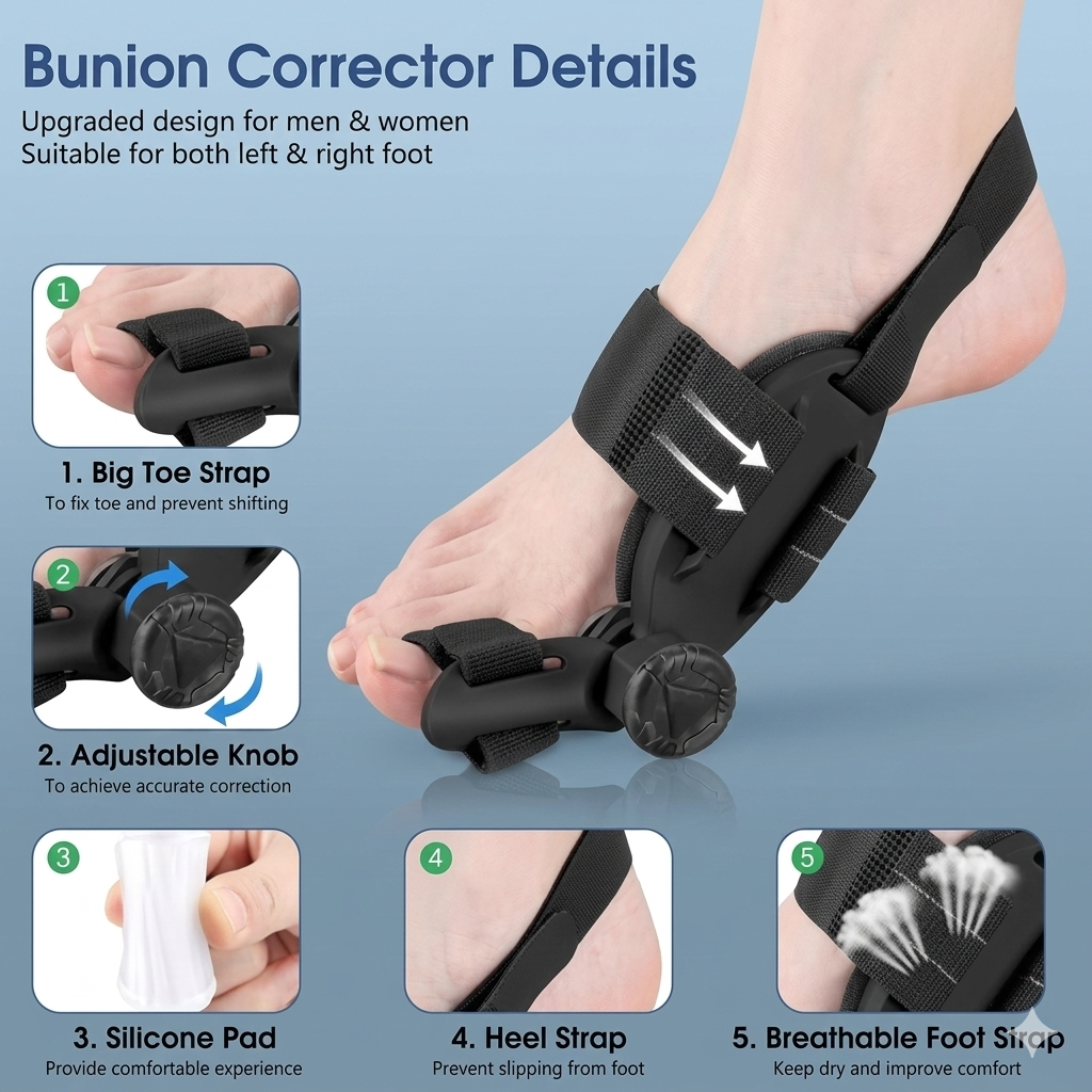 FeetifFix – Bunion Toe Corrector | مصحح تشوه الإبهام