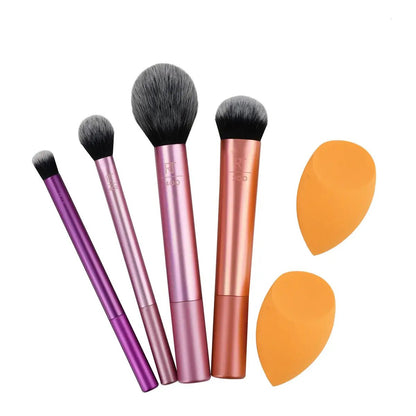 Makeup Brushes & Beauty Blender Set | مجموعة فرش المكياج والإسفنجة