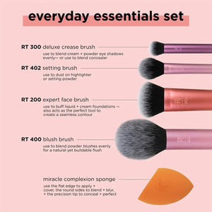 Makeup Brushes & Beauty Blender Set | مجموعة فرش المكياج والإسفنجة
